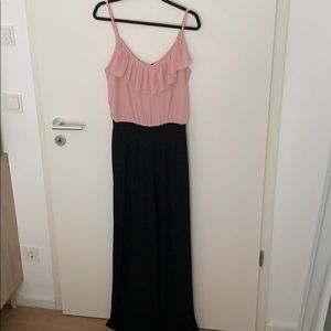 Want and Need Sheer Leg Jumpsuit